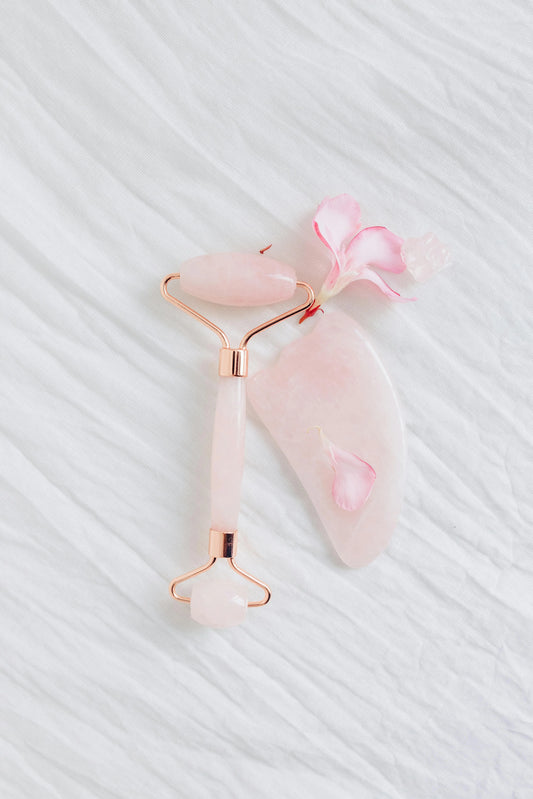 Rouleau de Jade Gua Sha Authentique-Massage Facial Anti-Age|Luxlift - Luxlift